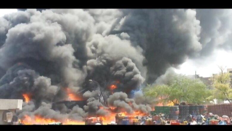 Fire at Keshopur vegetable market in West Delhi; no casualty reported