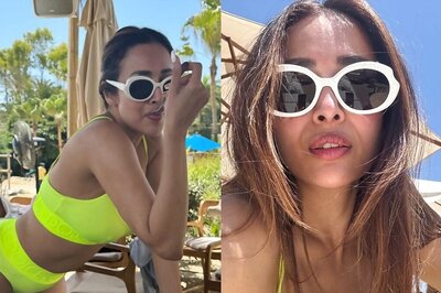 Malaika Arora’s Sporty Tracksuit Gets A Stylish Upgrade With White Sneakers