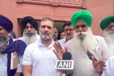 Rahul Gandhi Meets Farmer Leaders In Parliament Over Legal Guarantee For MSP, BJP Calls It 'Tamasha'
