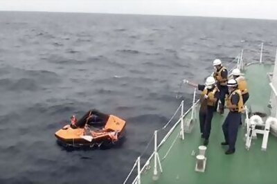 Third Crewman From Cattle Ship Rescued On Lifeboat Off Japan