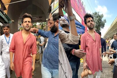 Kartik Aaryan Kicks Off Ganesh Chaturthi 2023 Celebrations By Visiting Lalbaugcha Raja; Watch Video