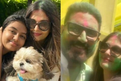 Aishwarya Rai Has a Ball at a Holi Party With Abhishek Bachchan, Aaradhya Bachchan; Photos Go Viral
