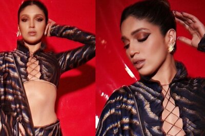 Bhumi Pednekar Is “Signing Of 2022” In This Unconventional Animal-Print Drape