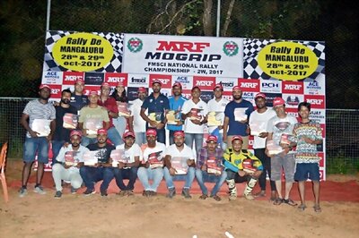 Nataraj Wins 2-Wheeler MRF Mogrip FMSCI National Rally Championship 2017 at Puttur