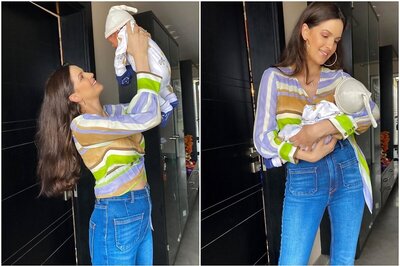 Happy Mommy Natasa Stankovic Shares Photos with Newborn Son