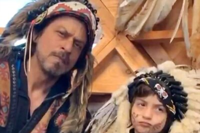 Shah Rukh Khan, AbRam Twinning in Apache Costumes is the Cutest Thing Today