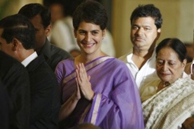 Family moment: Sonia teases Rahul, Priyanka smiles