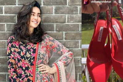 Bride-To-Be Shibani Dandekar Is Ready for Her Wedding With Farhan Akhtar in Red High Heels; See Pic