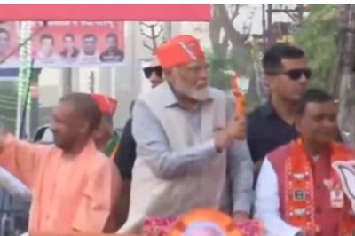 PM Modi Holds Roadshow in Ghaziabad, Extends Support to BJP Candidate, UP CM Adityanath Also Present