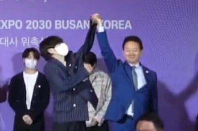 BTS: Taehyung Is Confused Soul At World EXPO Busan Ambassador Appointment Ceremony; Fans In Splits