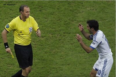 Greece were victimized by referees: Karagounis