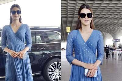 Kriti Sanon Slips Into Traditional Angrakha As She Heads To Tirupati For Adipurush Trailer Launch; Watch