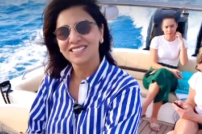 Neetu Kapoor Takes On The Wheel Of Yacht As She Enjoys A Holiday With Her Girl Gang