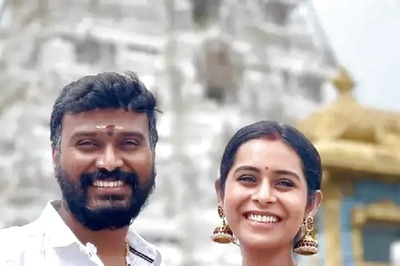 On 3rd Wedding Anniversary, Ishitha Varsha and Muruga Visit Tirumala Temple