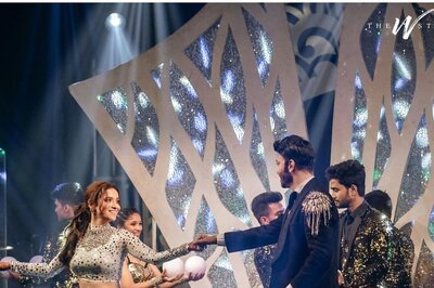 Ankita Lokhande's Sangeet Had a Glitzy Bollywood Setting, See Pics