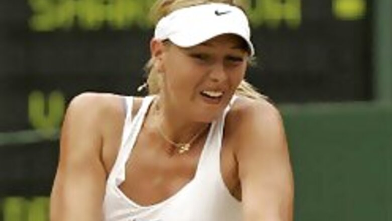 Sharapova enters Wimbledon semis
