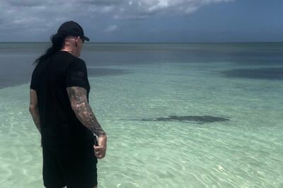 Watch: WWE Icon Undertaker Scares Away Sharks From Attacking His Wife Michelle McCool