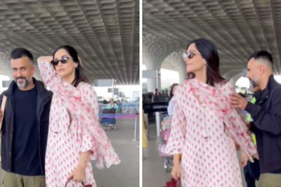 Watch: Sonam Kapoor, Anand Ahuja Arrive In Mumbai To Celebrate Anil Kapoor's Wedding Anniversary