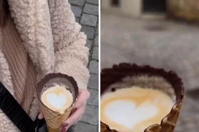 Sip Or Scoop? Foodies Are Loving The Latest Trend Of Coffee In A Cone