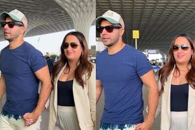 Varun Dhawan-Natasha Dalal Hold Hands, Beam With Joy In FIRST Appearance Since Pregnancy News; Watch