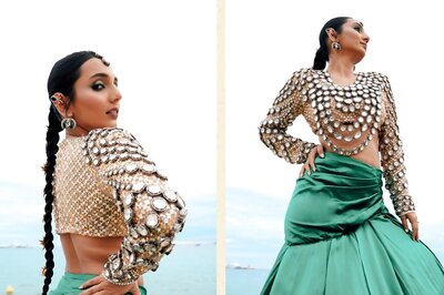 Cannes 2023: Masoom Minawala Celebrates Indian Couture in an Eye-catching Bejewelled Blouse