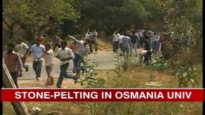 Hyderabad: Students, police clash in Osmania University