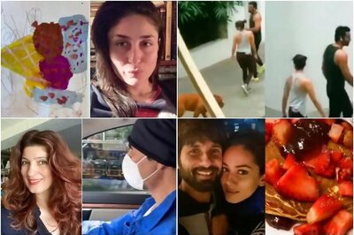 Kareena Kapoor Shares Pic of Taimur's Quarantine Drawing, Ranbir Kapoor and Alia Bhatt Take Pet Dog Out for Walk