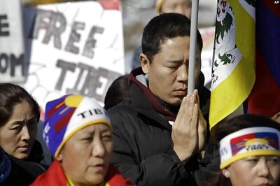 Tibetans protest Chinese Foreign Minister's visit to India