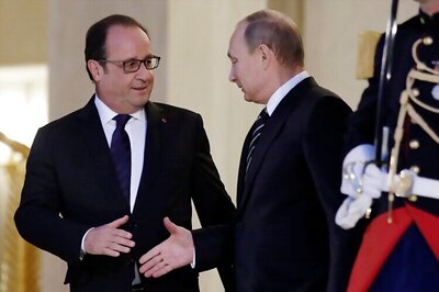 Vladimir Putin, Francois Hollande agree to 'coordinate' military, security services on Syria