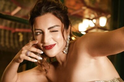 Sexy! Shama Sikander Turns Up The Heat In Plunging Golden Dress; See Hot Photo