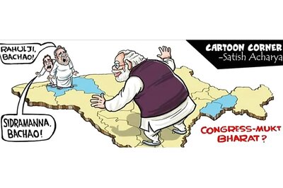 Cartoon of Rahul Hiding From Modi Removed by Karnataka Municipality