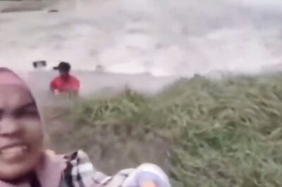 WATCH: Woman Takes Selfie With Incoming Tsunami Wave, Internet Is 'Concerned'