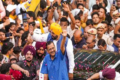 Delhi CM Kejriwal Holds First Roadshow For LS Election Campaign After His Release From Jail