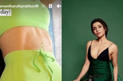 It's Abs Day for Samantha Ruth Prabhu, Take a Look at Her Toned Body in Her Latest Gym Picture