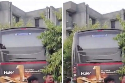 Bus Crashes Into Wall Of Noida Apartment; One Dead, Another Critical | Video