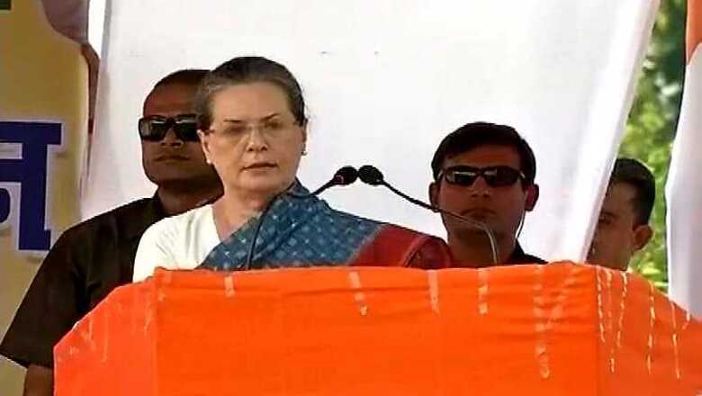 Modi government using development as buzzword to mask communal agenda: Sonia Gandhi