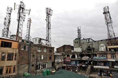Operation of most mobile towers in Kashmir restored