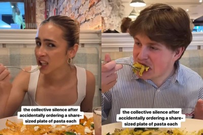 Group Of Friends Struggle To Finish Their Pasta Order After Making This Hilarious Mistake