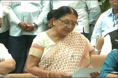 Gujarat CM Anandiben Patel sets targets for her government