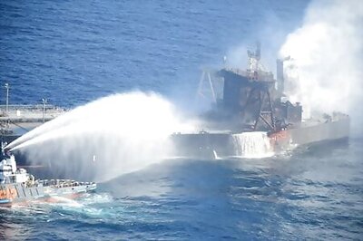 Salvage Team Working To Stop Fuel Leak From Fire-hit Supertanker