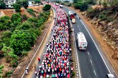 Thousands of Farmers Marching Towards Mumbai Enter Thane; What We Know So Far
