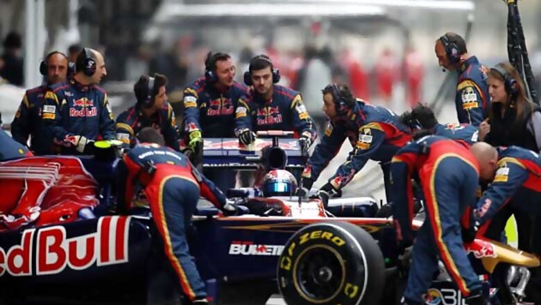Pit stops take centre stage in Formula One