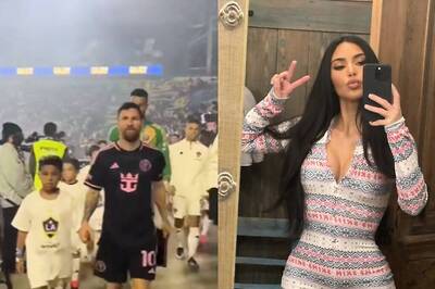 Watch: Kim Kardashian’s Son Saint Fulfills ‘Dream’ Of Walking With Lionel Messi