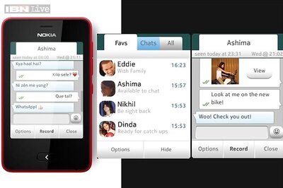WhatsApp now available for Asha 501, will come pre-installed on Asha 500, 502, 503
